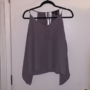 Forever 21 off the shoulder lavender top
